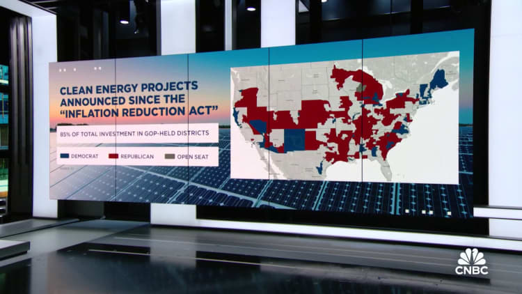 Republican districts are biggest beneficiaries of the IRA, despite attempts to repeal