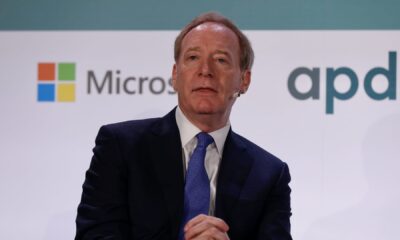 'In many ways China is close to or is even catching up,' Microsoft's Brad Smith says